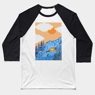 DAWN AT THE CAMPING Baseball T-Shirt